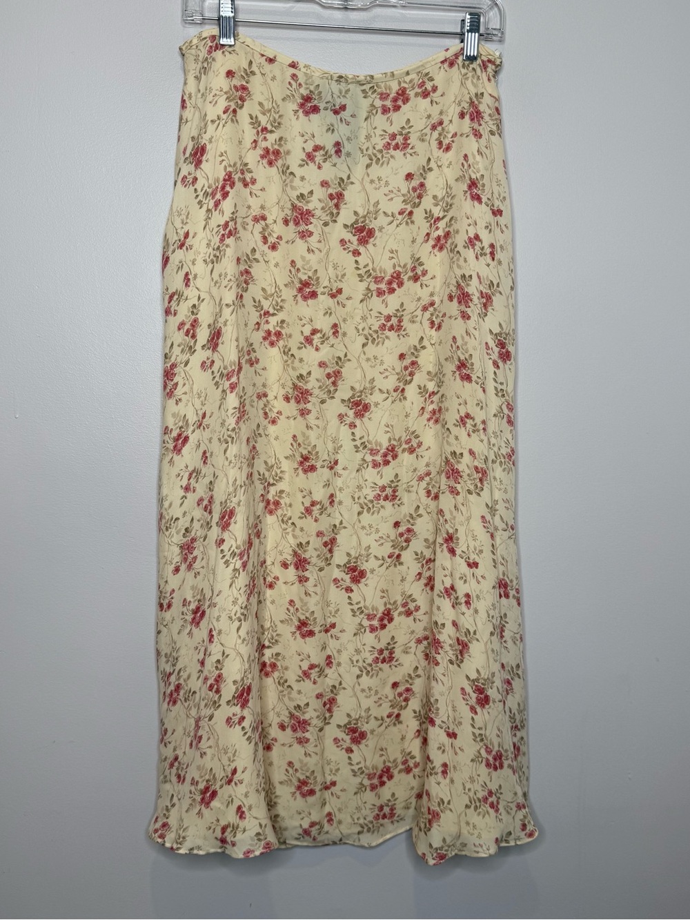 Ralph Lauren Vintage Silk Floral Skirt